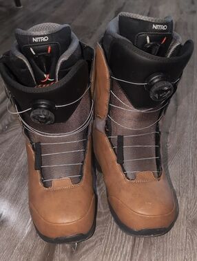 Nitro Club Boa Dual Boa Mens Snowboard Boots 10.5